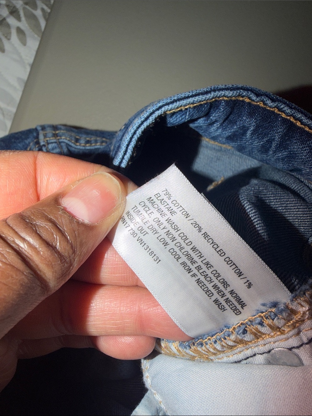 wild fable Dark Blue Distressed Wide-Leg Jeans - Picture 12 of 13